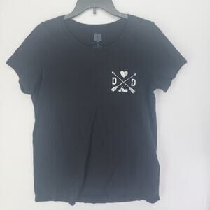 The Walking Dead Daryl Dixon Motorcycle Club Tee Women 2-Sided Size 0